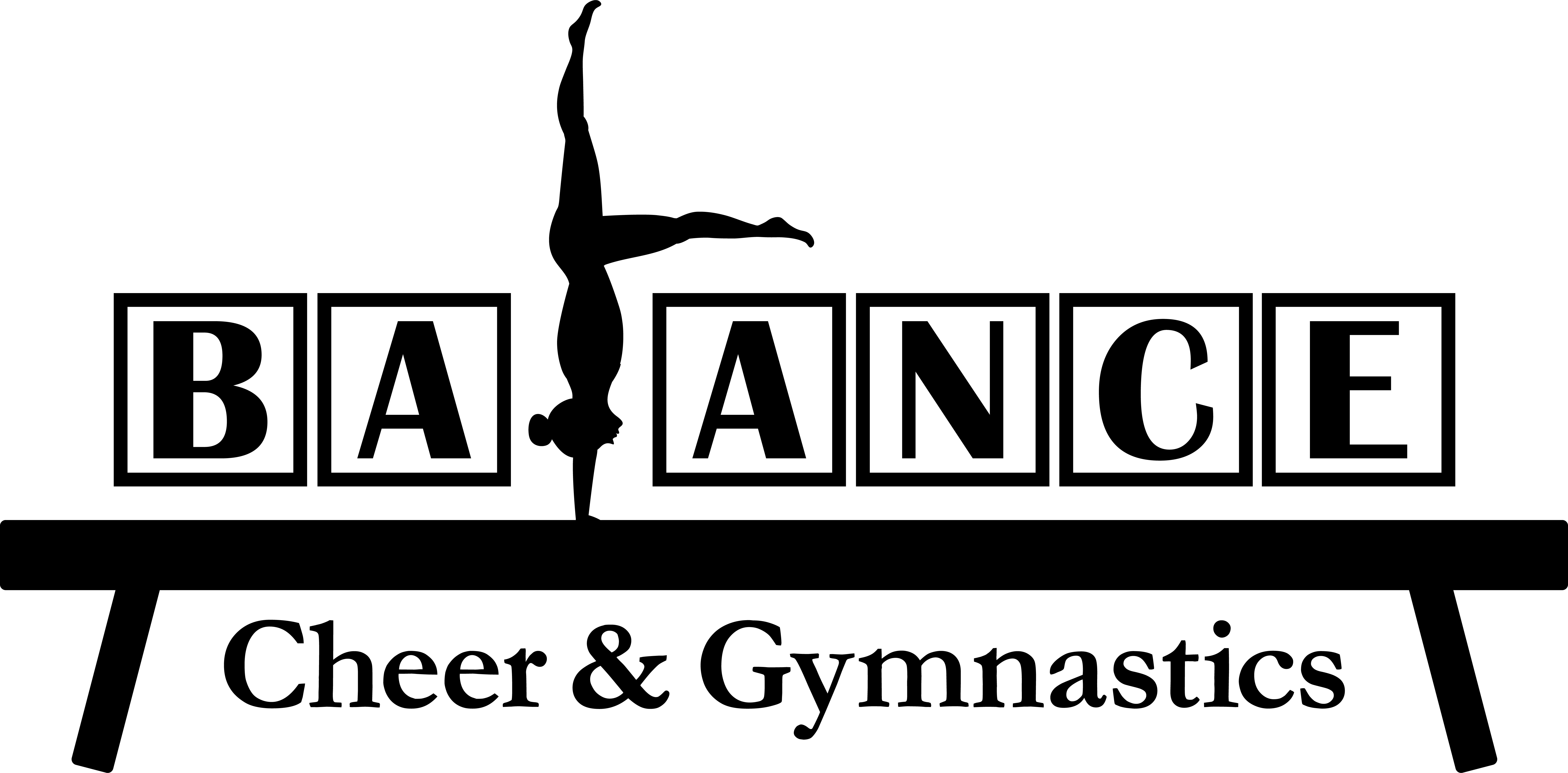 Balance Cheer and Gymnastics logo