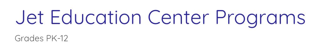 Jet Education Center logo