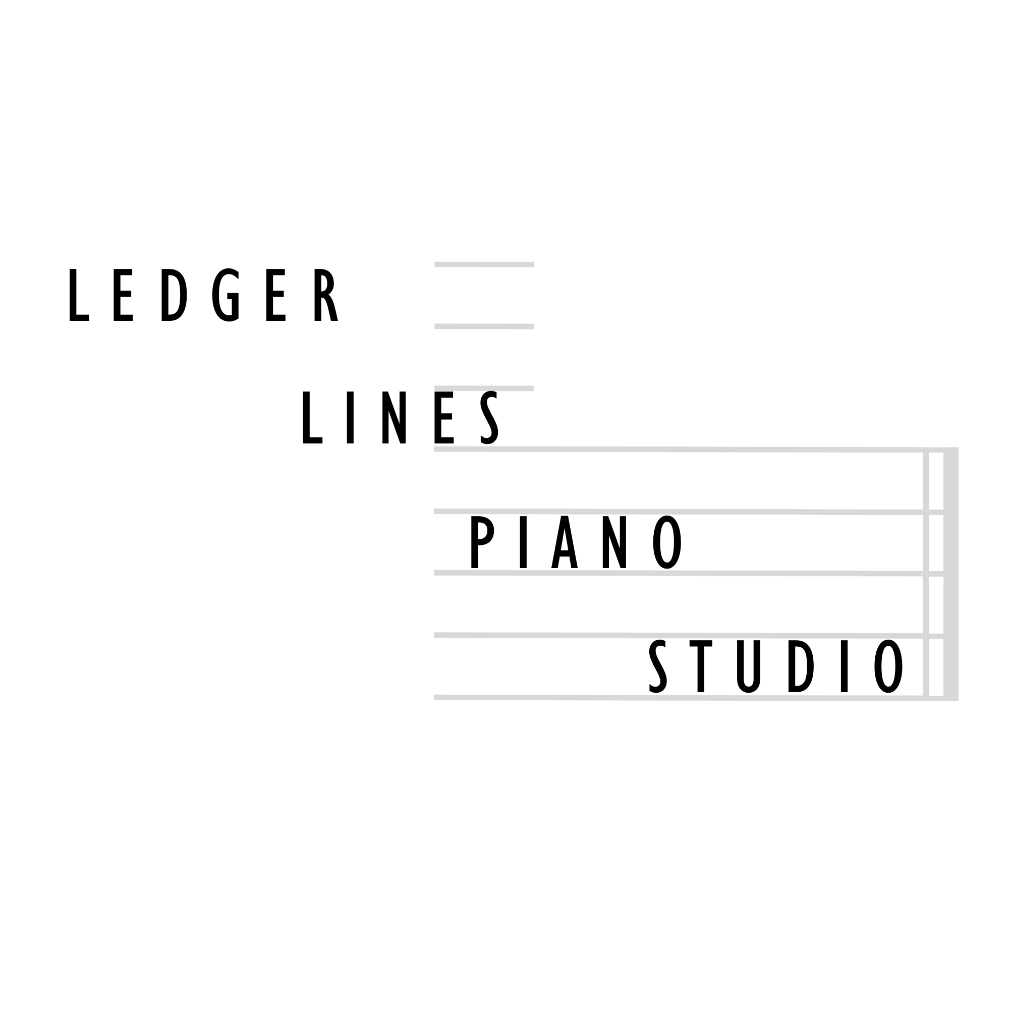 Ledger Lines Piano Studio logo