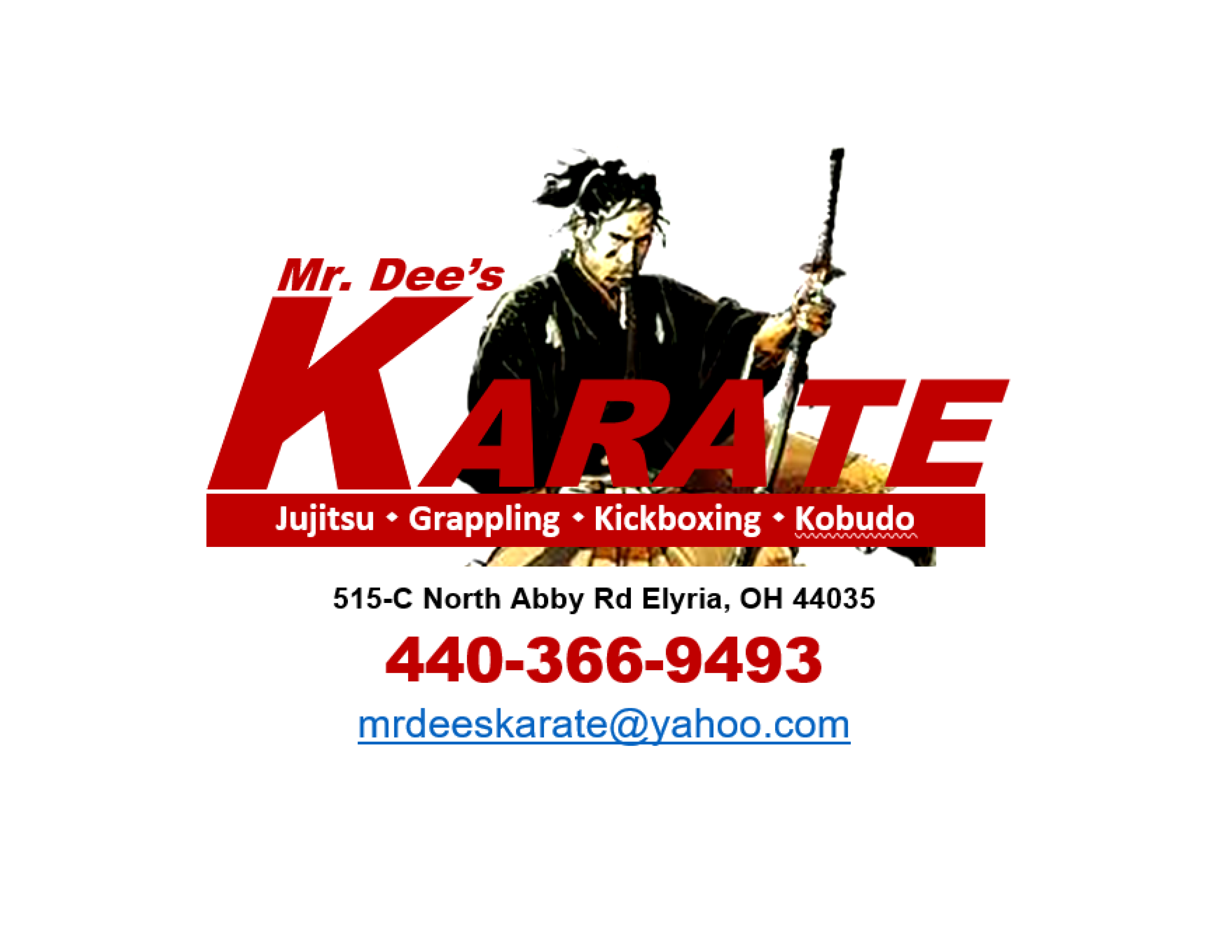 Mr Dees Karate Academy  logo