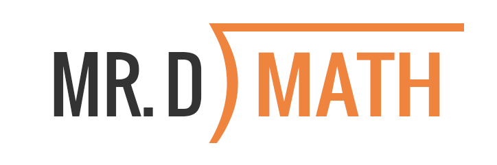 Mr. D Math logo