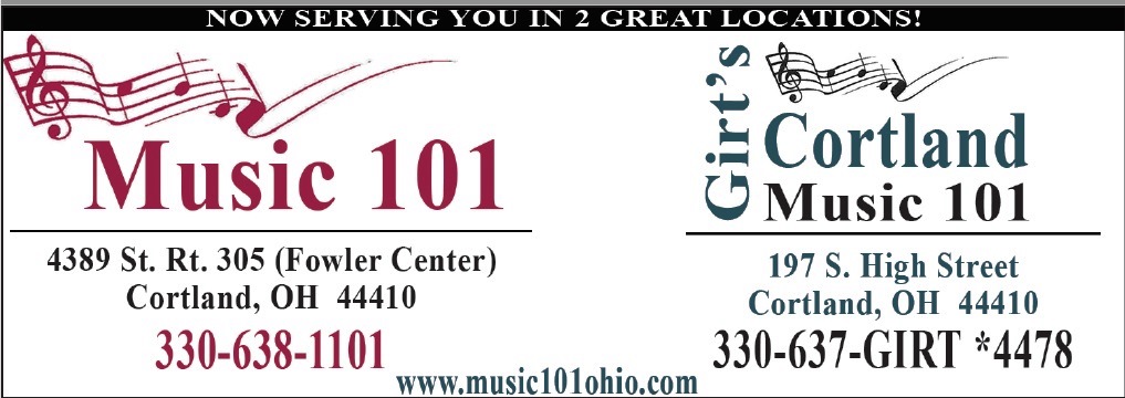 Music 101 and Girt's Cortland logo