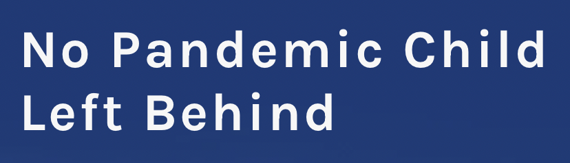 No Pandemic Child Left Behind Tutoring Program logo