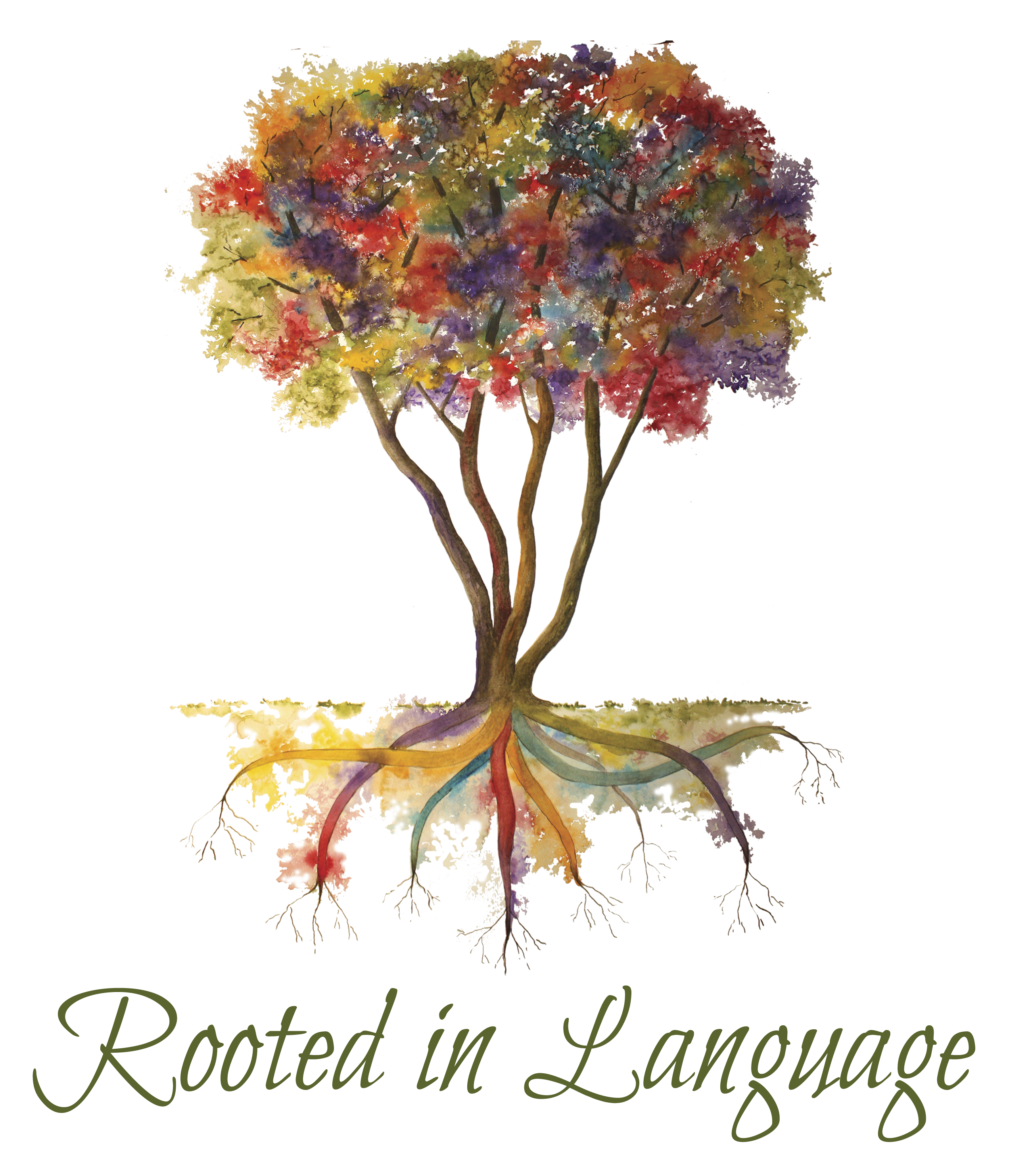 Rooted in Language logo