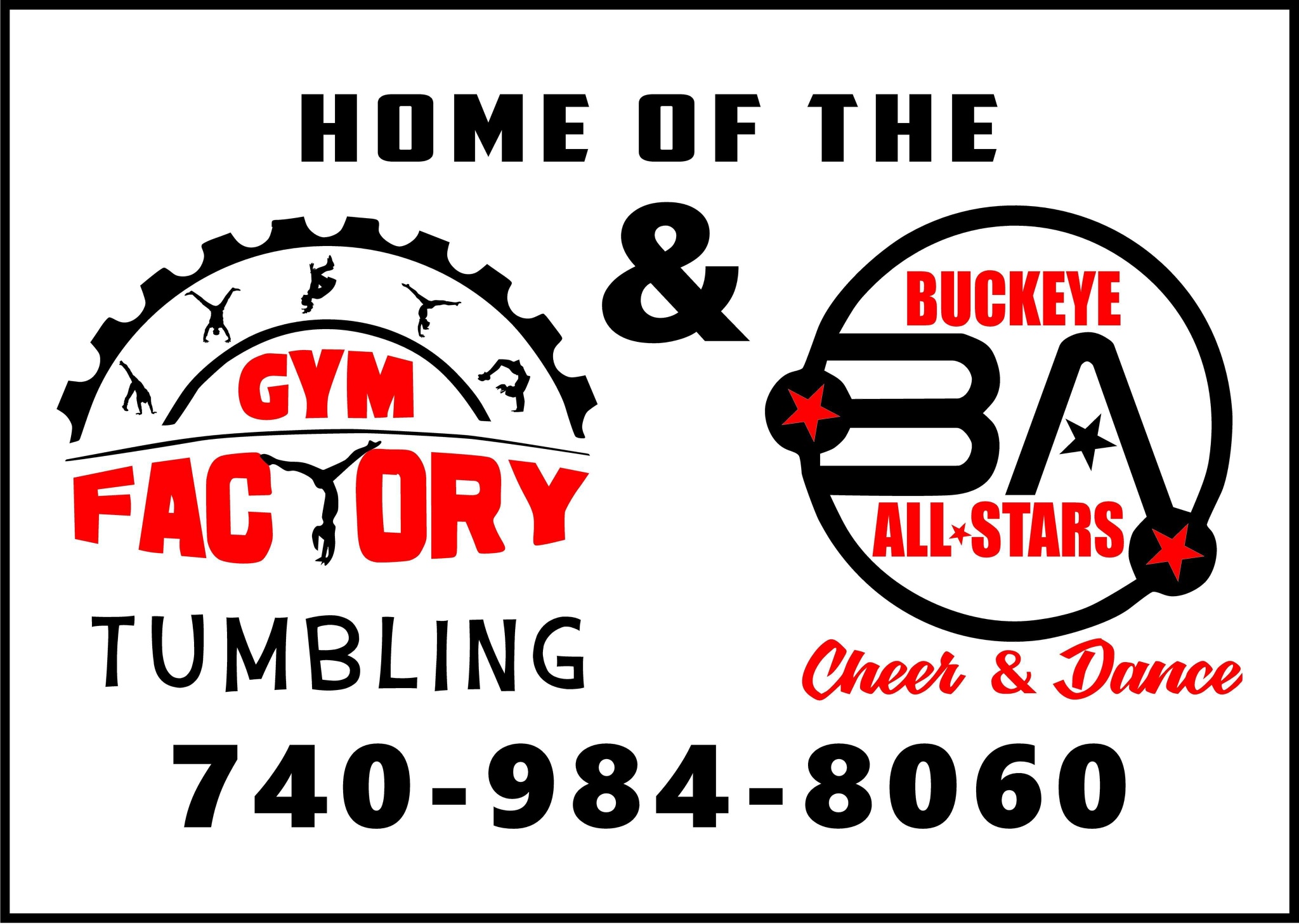 The Gym factory and Buckeye Allstars logo