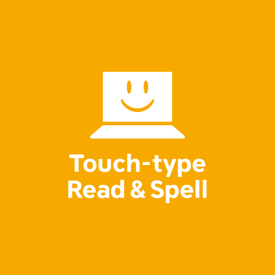 Touch-type Read and Spell logo